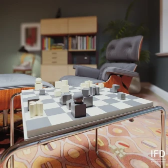 Render 3D | Living Eames